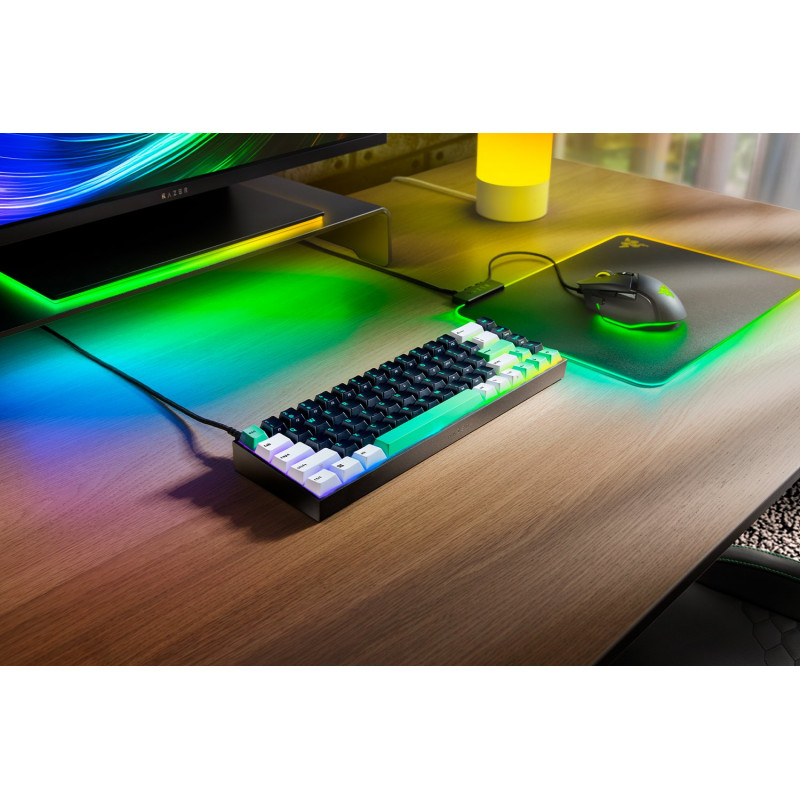 Razer Reclusa X Mini 65% Mechanical Gaming Keyboard, Wired, US, Razer Mechanical Switches Gen-3 (Tactile), Black