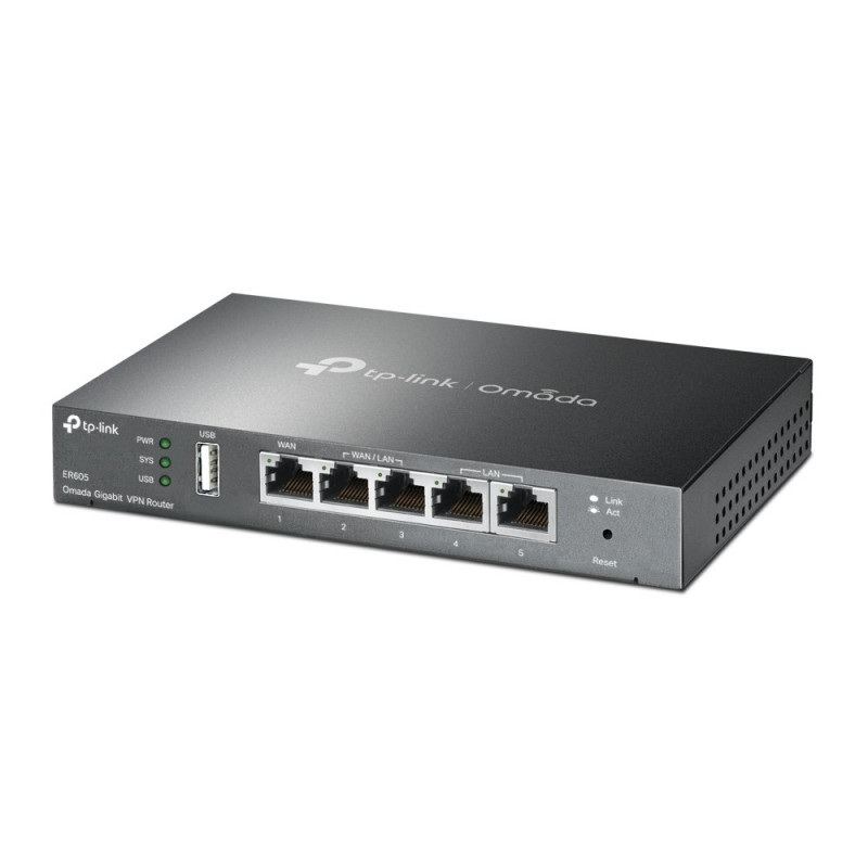 TP-Link ER605 (TL-R605) Gigabit VPN Router, Black