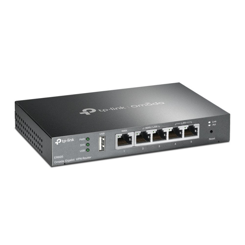 TP-Link ER605 (TL-R605) Gigabit VPN Router, Black