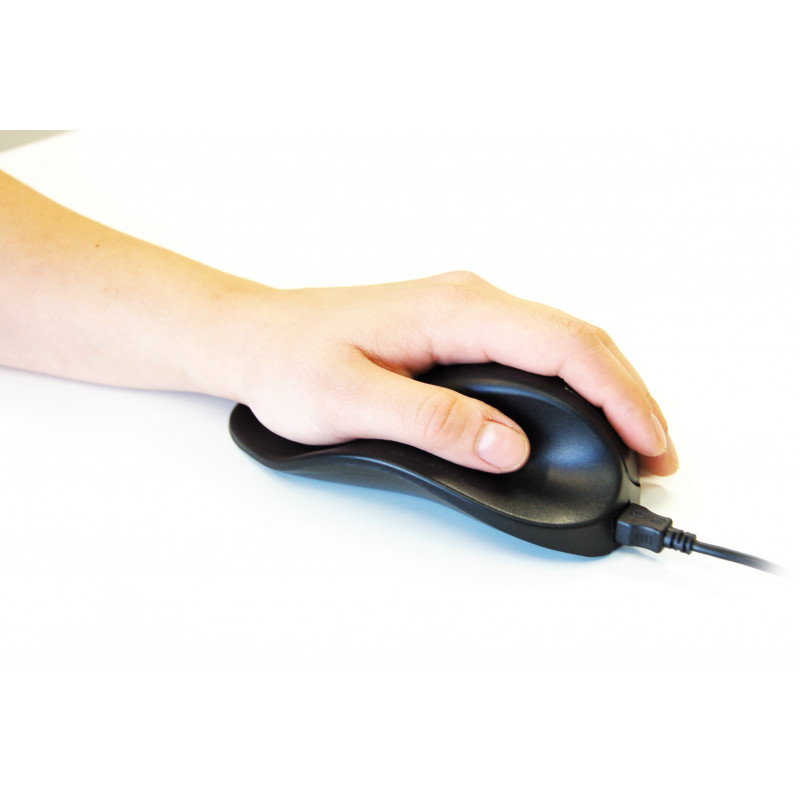Bakker Elkhuizen Hippus HandShoeMouse Small Ergonomic Mouse, Left-Handed (BNEP170L)