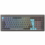 Ducky Cushion 98 Gaming Keyboard, 96%, DE Layout (ISO), Shush Green Switches - Nickel (DKCUS2598-DDDEPHCC3H1)