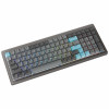 Ducky Cushion 98 Gaming Keyboard, 96%, US Layout (ANSI), Shush Red Switches - Nickel (DKCUS2598-DSUSPHCC3H1)
