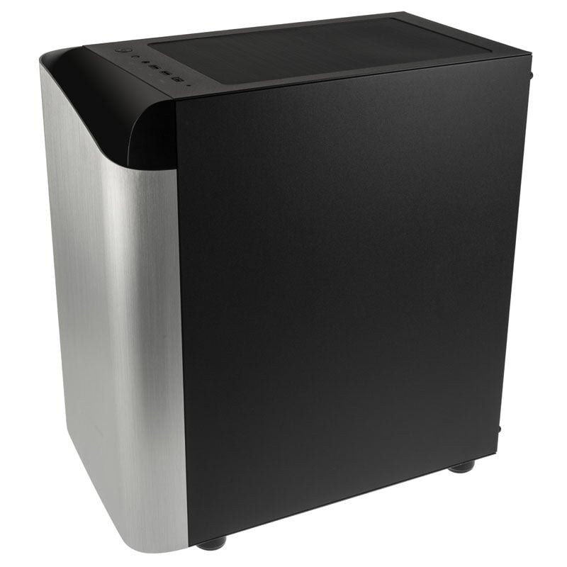 SilverStone Seta A1 Mid Tower, Tempered Glass - black/silver