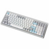 Ducky Cushion 98 Gaming Keyboard, 96%, US Layout (ANSI), Shush Red Switches - Silver (DKCUS2598-DSUSPHCC4S1)