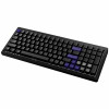 Ducky Cushion 98 Gaming Keyboard, 96%, US Layout (ANSI), Shush Red Switches - Matte Black