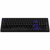Ducky Cushion 98 Gaming Keyboard, 96%, US Layout (ANSI), Shush Green Switches - Matte Black