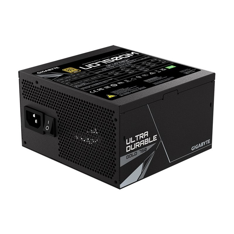 GIGABYTE UD750GM 750W ATX Power Supply, 80+ Gold, fully modular