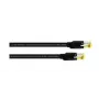 Cordial Cat5e S/UTP Patch Cable RJ45, 0.3 m, Black