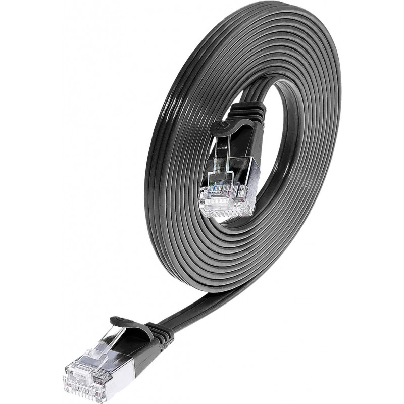 Wirewin Slim Cat6 U/FTP Patch Cable RJ45, 10 m, Grey