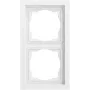 GIRA 021272 Cover Frame 2-gang, Gira F200, Pure White