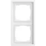 Gira 0212172 Cover Frame, 2-Gang, Gira F100, Pure White
