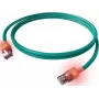 ZVK EasyLan Cat6a LED Patch Cable RJ45, Shielded, 7.5 m, Turquoise