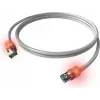 ZVK EasyLan Cat6a LED Patch Cable RJ45, Shielded, 7.5 m, Turquoise