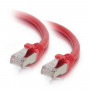 Mercodan Cat6a S/FTP Patch Cable RJ45, 20 m, Red