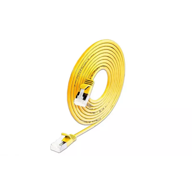 Wirewin Slim Cat6a U/FTP Patch Cable RJ45, 5 m, Yellow
