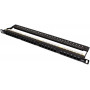 Getfort PGF-6UTP24-B7 Patch Panel UTP Cat.6, 24 Ports, 0.5U