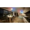 Osram SMART+ WiFi Orbis Magic Wall/Ceiling Light 500 mm, RGB+TW, Dimmable, 38 W - Black/White