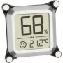 TFA Dostmann Humidor Thermo-Hygrometer, Silver, 30.5056.54
