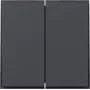 Gira TX44 Rocker 2-Gang Straight, Anthracite, 349567