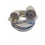 Mercodan DK extension cord, white, 5.0