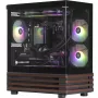 Thermaltake LCGS View 170WS Desktop PC, Black/Wood, Windows 11 Home