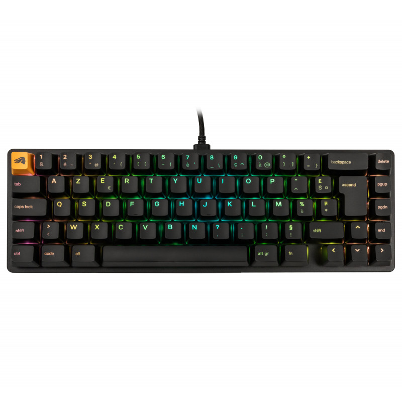 Glorious GMMK 2 Compact Keyboard - Fox Switches, FR Layout, Black