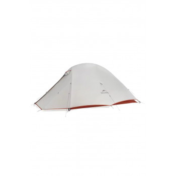 Naturehike Cloud Up 3 Pro 20D Tent, Light Grey / Red