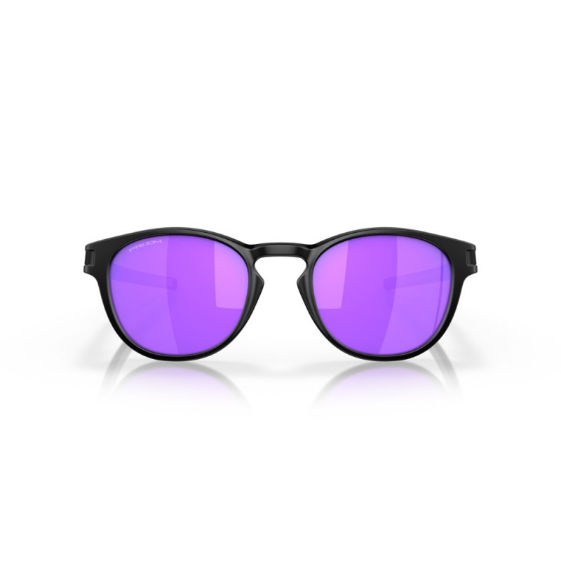 Oakley Latch Sunglasses – Matte Black/Prizm Violet