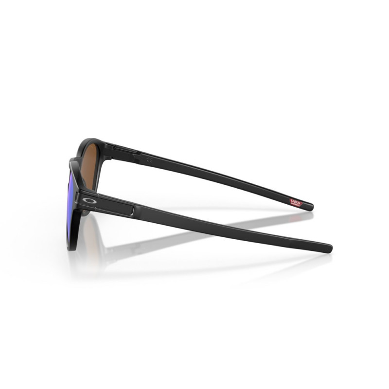 Oakley Latch Sunglasses – Matte Black/Prizm Violet