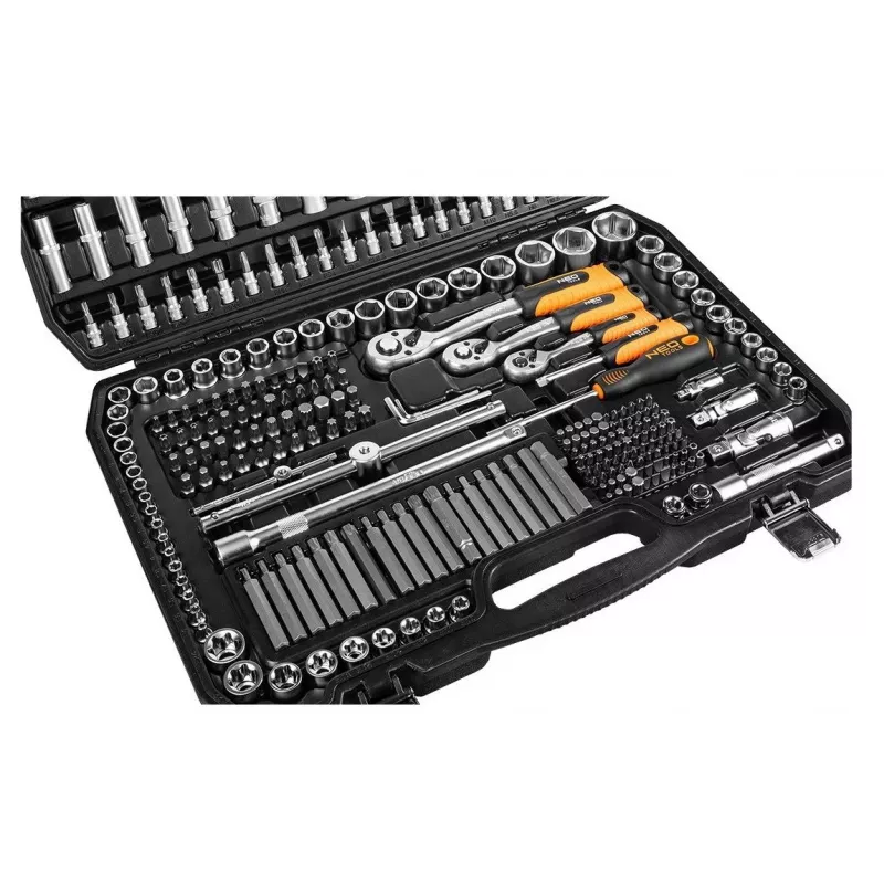 Neo Tools 10-218 Tool Set, 300 Pieces, 1/2, 3/8, 1/4 Drive