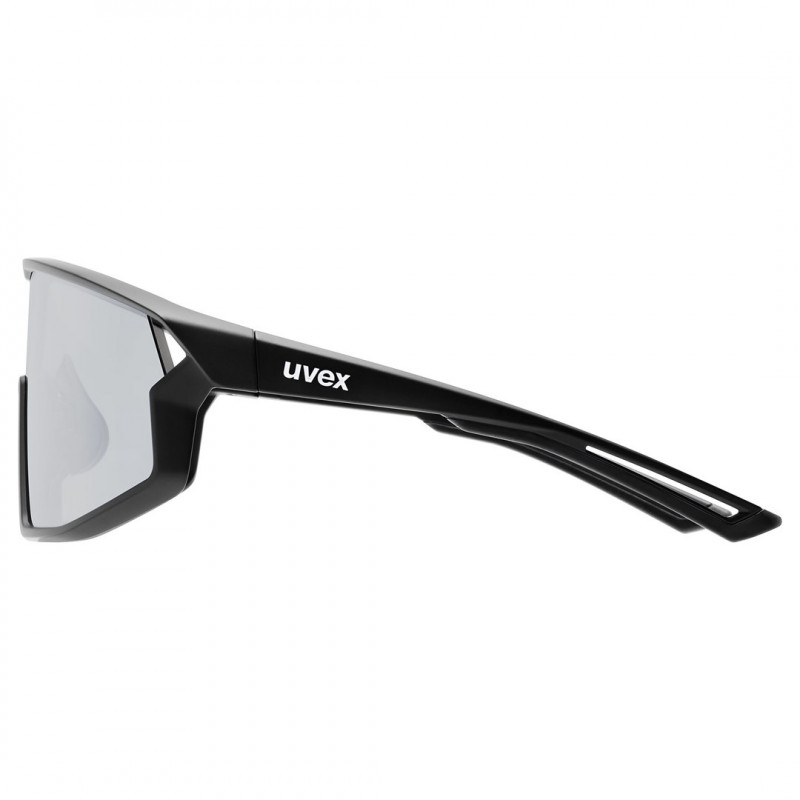 Uvex Skyryse Cycling Sunglasses, Black Matt / Silver