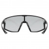 Uvex Skyryse Cycling Sunglasses, Black Matt / Silver