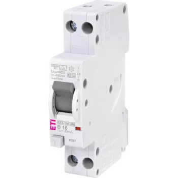 ETI 002176024 KZS-1M-UNI RCBO (FI/LS) 1P+N, Type A, B16/0.03, 240 V, 16 A, 50/60 Hz