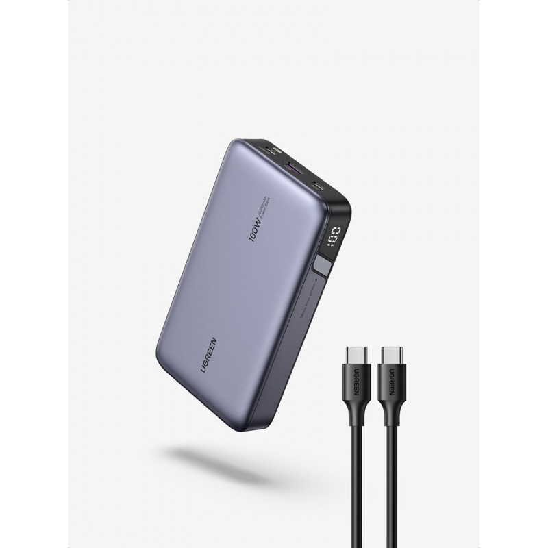 Ugreen PB720 Power Bank 20000 mAh, Grey
