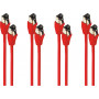 shiverpeaks Cat8.1 F/FTP Patch Cable, 7.5 m, Red