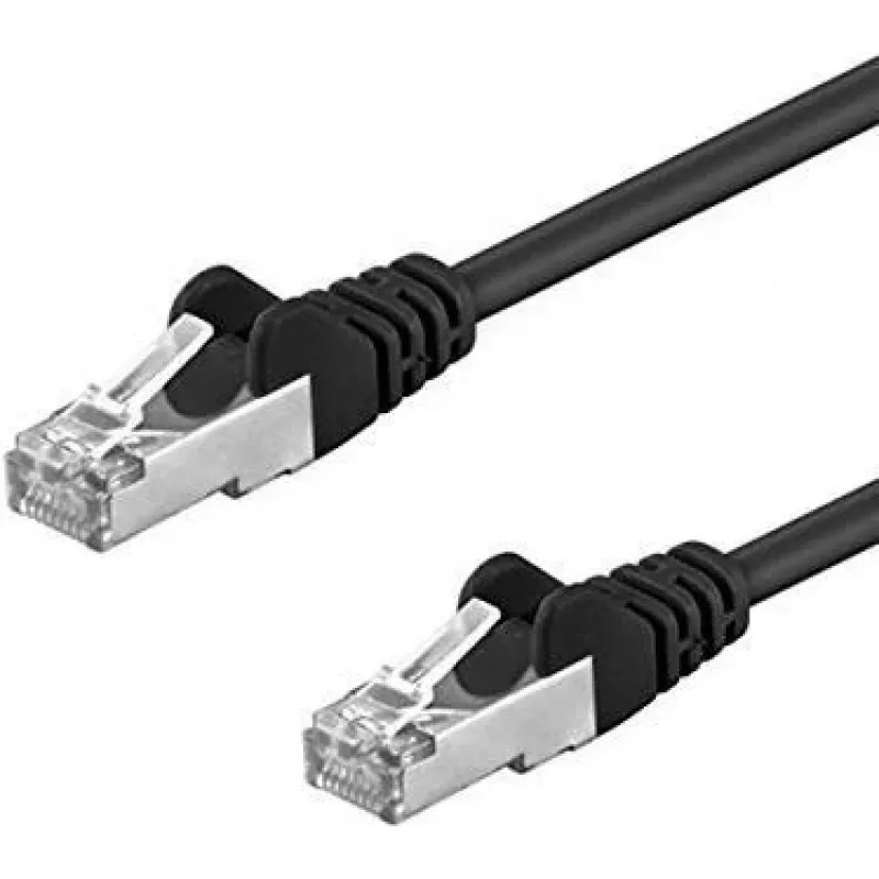 Wirewin Cat5e U/FTP Patch Cable, 15 m, Black