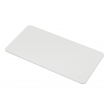 LEITZ Desk Mat 700 x 360 mm, Recycled Leather, Grey, Smooth, Rounded