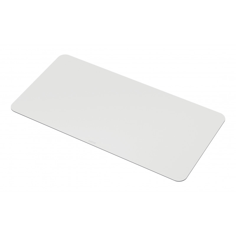 LEITZ Desk Mat 700 x 360 mm, Recycled Leather, Grey, Smooth, Rounded