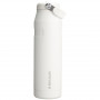 Stanley IceFlow Flip Straw 2.0 Vacuum Insulated Bottle, 1.06 L, White