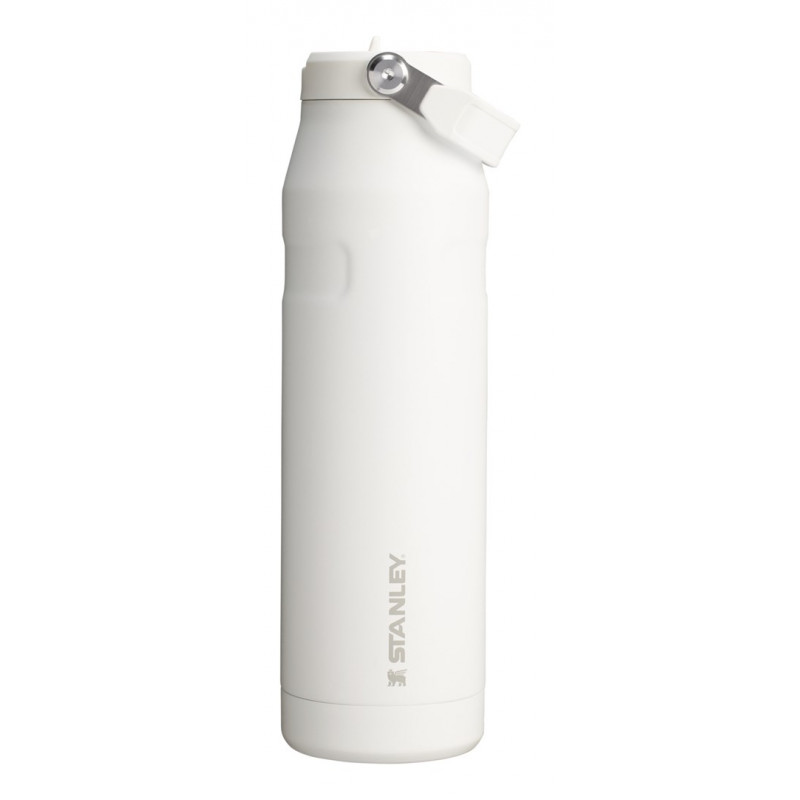 Stanley IceFlow Flip Straw 2.0 Vacuum Insulated Bottle, 1.06 L, White