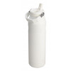 Stanley IceFlow Flip Straw 2.0 Vacuum Insulated Bottle, 1.06 L, White
