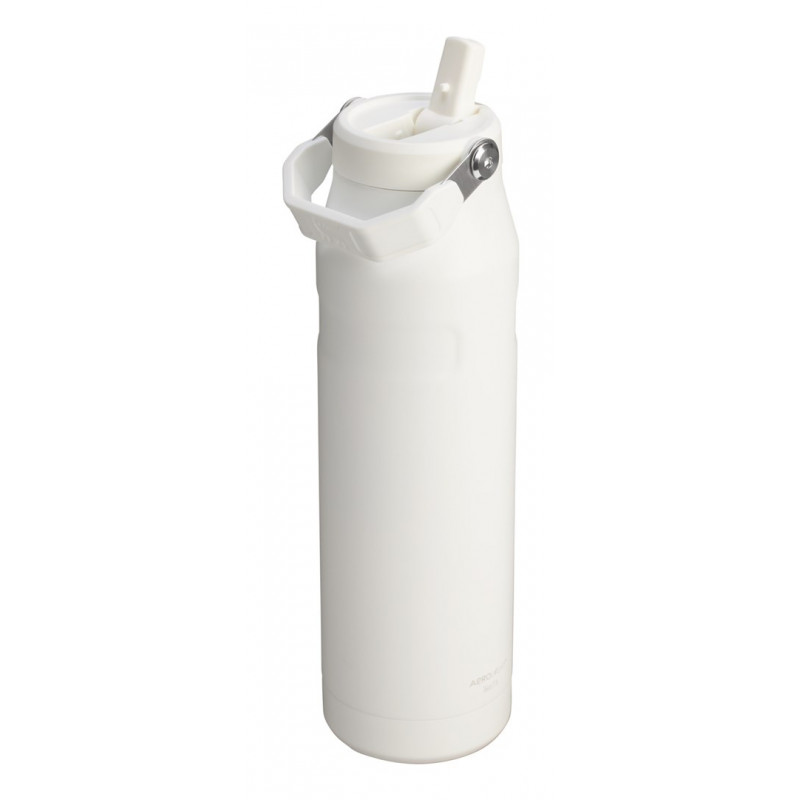Stanley IceFlow Flip Straw 2.0 Vacuum Insulated Bottle, 1.06 L, White
