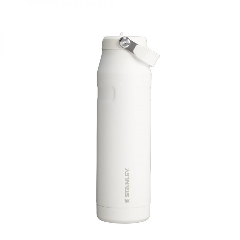 Stanley IceFlow Flip Straw 2.0 Vacuum Insulated Bottle, 1.06 L, White