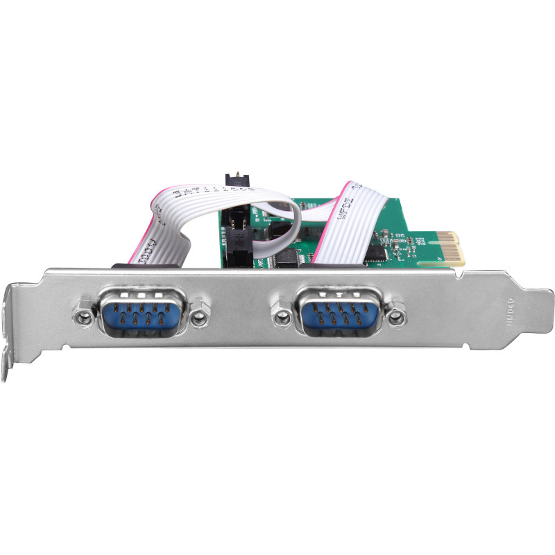 InLine® PCIe x1 interface card, 4x RS-232, low profile