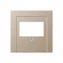 Jung A 569 PLT CH Cover for TAE Telecommunication Socket, Champagne