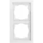 GIRA 021270 Cover Frame 2-Gang, Gira F200, Pure White