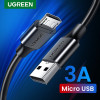 Ugreen USB Cable USB-A to Micro-USB, 0.5 m, Black
