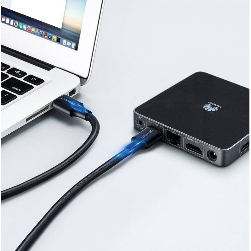 Ugreen US102 USB 2.0 Cable Male to Male, 0.5 m, Black