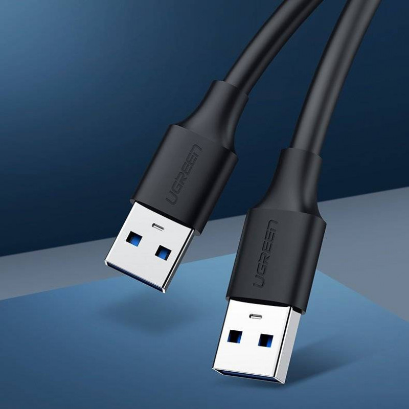 Ugreen US102 USB 2.0 Cable Male to Male, 0.5 m, Black
