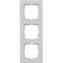 Heinrich Kopp HK07 Cover Frame 3-Gang, Grey Matt (402734000)